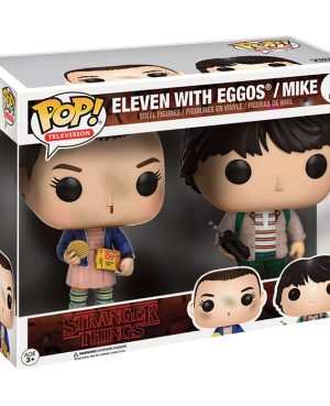 Pop Figurines Pop Eleven with eggos et Mike (Stranger Things) Figurine in box