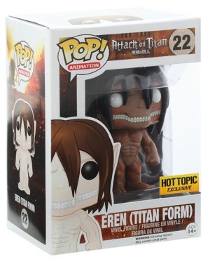Pop Figurine Pop Eren Titan Form version rage (Attack On Titan) Figurine in box