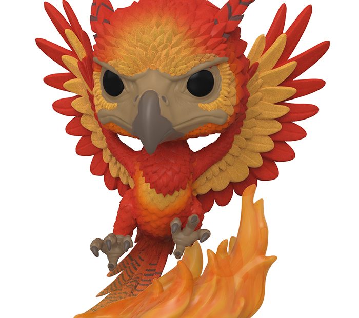 Figurine Pop Fawkes flocked (Harry Potter)