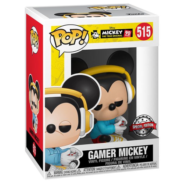 Pop Figurine Pop Gamer Mickey (Mickey) Figurine in box