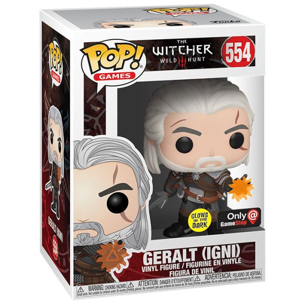 Pop Figurine Pop Geralt Igni (The Witcher) Figurine in box