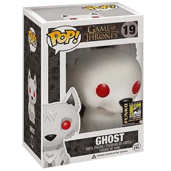 Pop Figurine Pop Ghost flocked (Game Of Thrones) Figurine in box