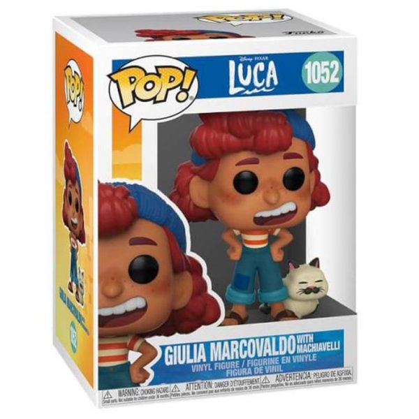 Pop Figurine Pop Giulia Marcovaldo with Macchiavelli (Luca) Figurine in box