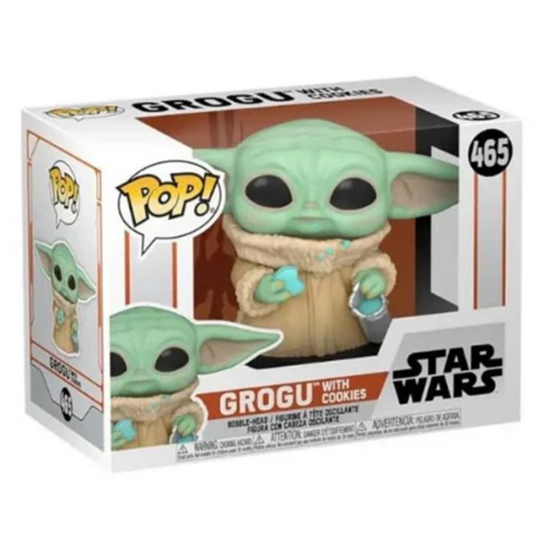 Pop Figurine Pop Grogu with cookies (Star Wars The Mandalorian) Figurine in box