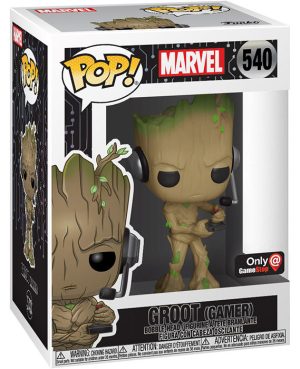 Pop Figurine Pop Groot Gamer debout (Marvel) Figurine in box