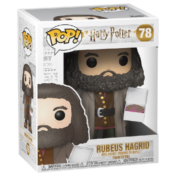 Pop Figurine Pop Hagrid avec gateau d'anniversaire (Harry Potter) Figurine in box