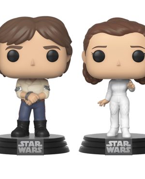 Figurine Pop Han Solo & Princess Leia (Star Wars)