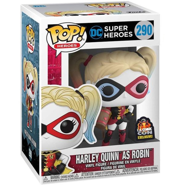 Pop Figurine Pop Harley Quinn as Robin (DC Comics) Figurine in box