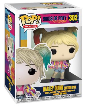 Pop Figurine Pop Harley Quinn with caution tape (Birds of Prey) Figurine in box