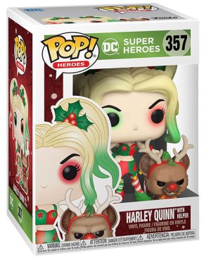 Pop Figurine Pop Harley Quinn and Little Helper (DC Comics) Figurine in box