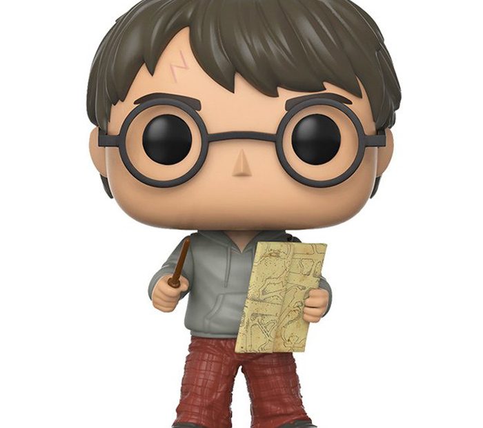 Figurine Pop Harry Potter with marauder map (Harry Potter)