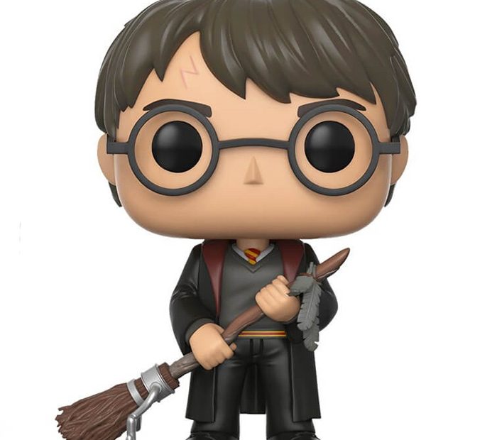 Figurine Pop Harry Potter with firebolt (Harry Potter)