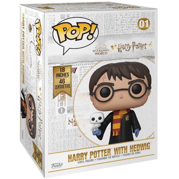 Pop Figurine Pop Harry Potter et Hedwig super sized (Harry Potter) Figurine in box