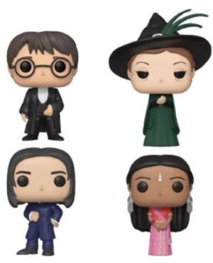 Figurines Pop Severus Snape, Harry Potter, Parvati Patil et Minerva McGonagall Yule Ball (Harry Potter)