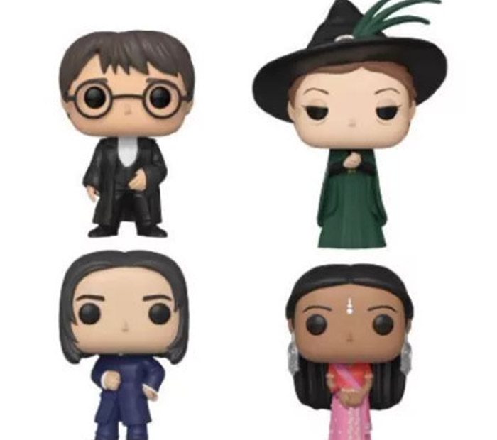 Figurines Pop Severus Snape, Harry Potter, Parvati Patil et Minerva McGonagall Yule Ball (Harry Potter)