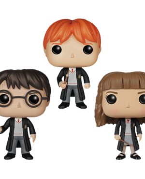 Figurines Pop Harry, Ron et Hermione (Harry Potter)