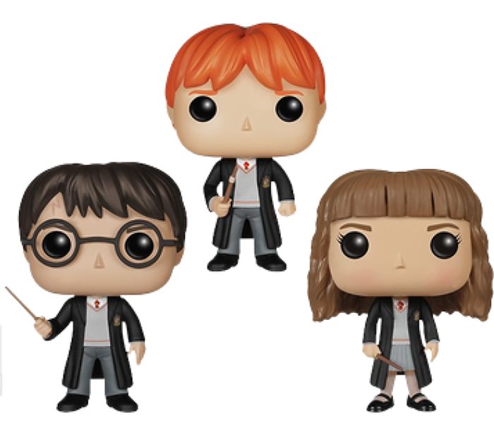 Figurines Pop Harry, Ron et Hermione (Harry Potter)
