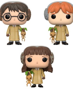 Figurines Pop Harry, Ron et Hermione herbology (Harry Potter)