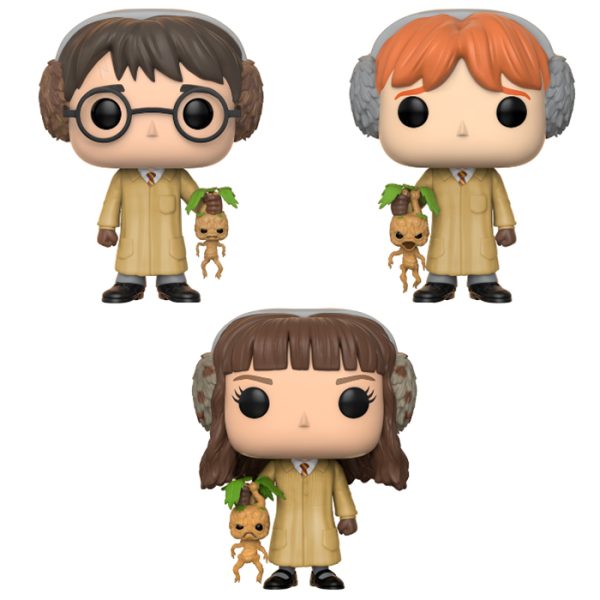 Figurines Pop Harry, Ron et Hermione herbology (Harry Potter)