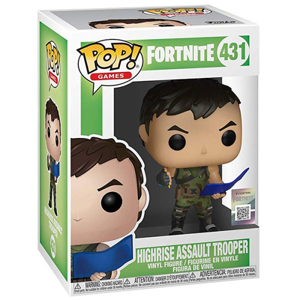 Pop Figurine Pop Highrise Assault Trooper (Fortnite) Figurine in box