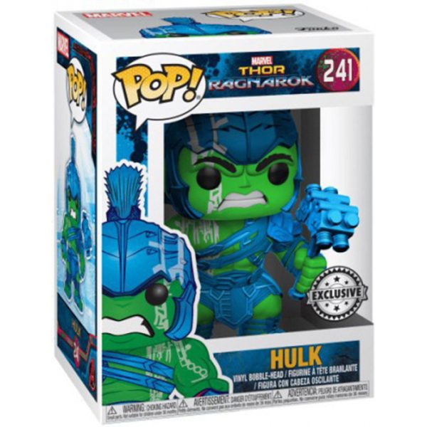 Pop Figurine Pop Hulk Fluo (Thor Ragnarok) Figurine in box