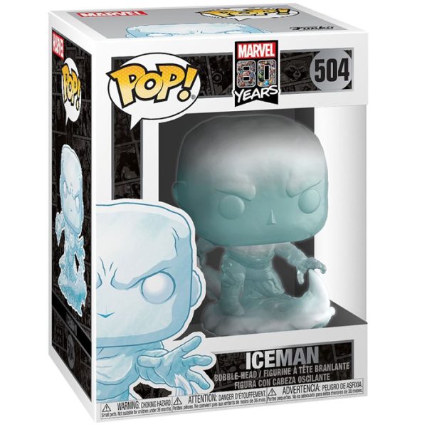 Pop Figurine Pop Ice Man (Marvel) Figurine in box