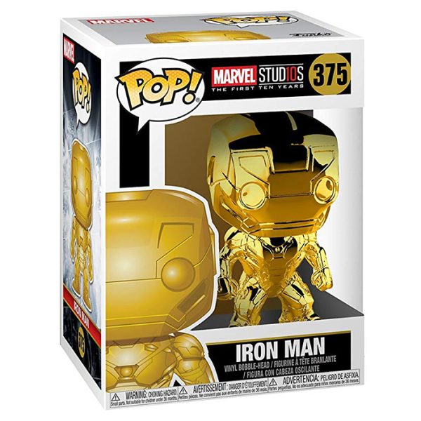 Pop Figurine Pop Iron Man Gold Marvel 10 (Marvel) Figurine in box