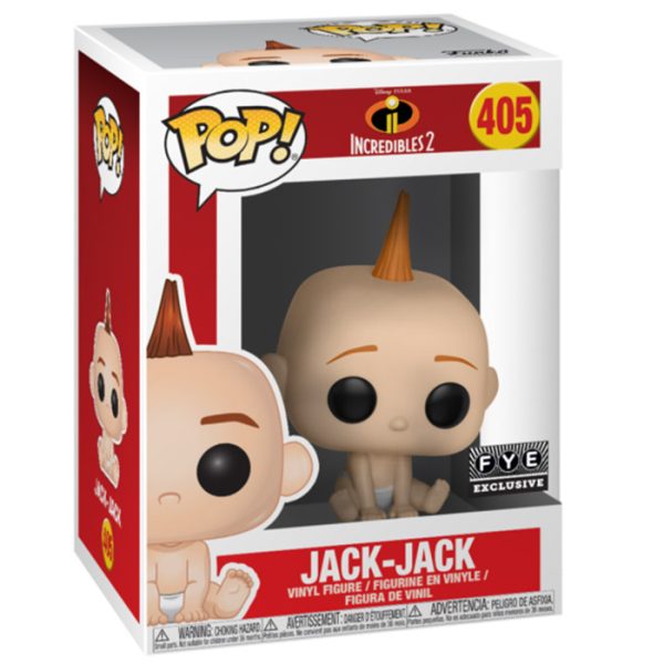Pop Figurine Pop Jack-Jack couche (Incredibles 2) Figurine in box