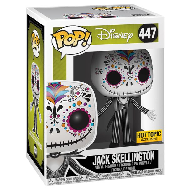 Pop Figurine Pop Jack Skellington Sugar Skull (L'Etrange No?l De Monsieur Jack) Figurine in box