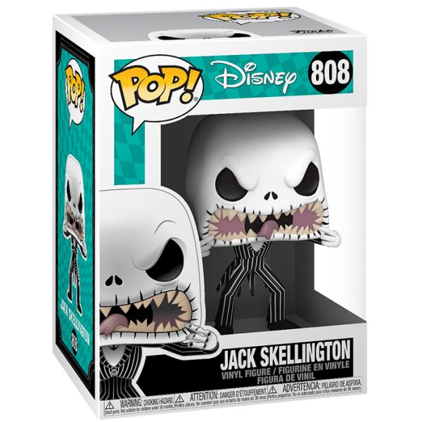 Pop Figurine Pop Jack Skellington Scary Face (L'Etrange No?l De Monsieur Jack) Figurine in box