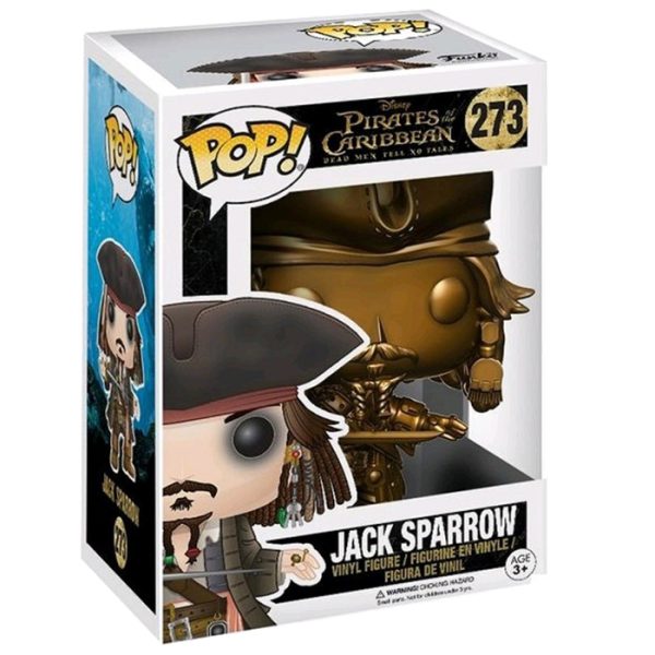 Pop Figurine Pop Jack Sparrow gold (Pirates Of The Carribean) Figurine in box