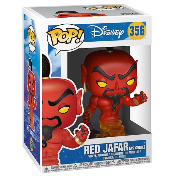Pop Figurine Pop Red Jafar chase glow in the dark (Aladdin) Figurine in box