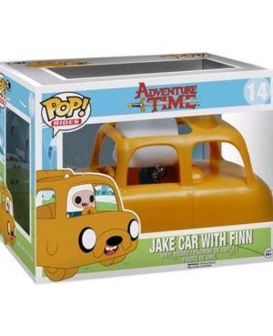 Pop Figurine Pop Jake car with Finn (Adventure Time) Figurine in box