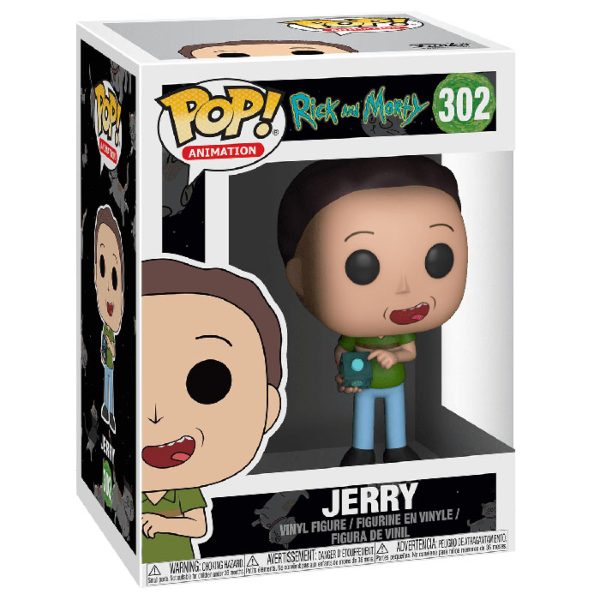 Pop Figurine Pop Jerry (Rick and Morty) Figurine in box