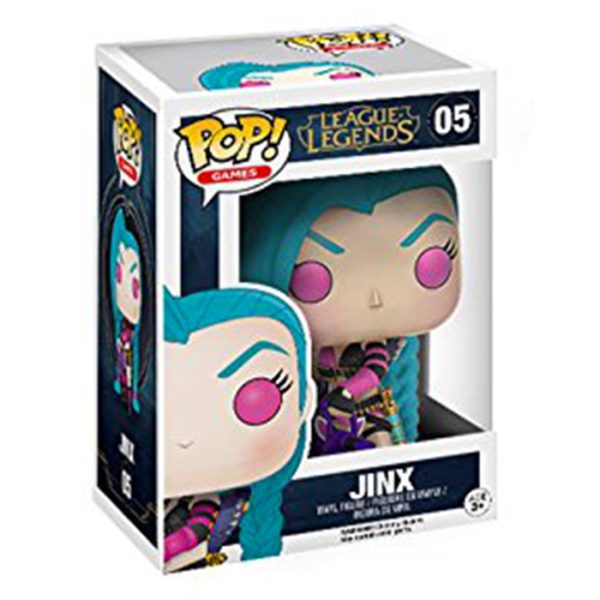 Pop Figurine Pop Jinx (League Of Legends) Figurine in box