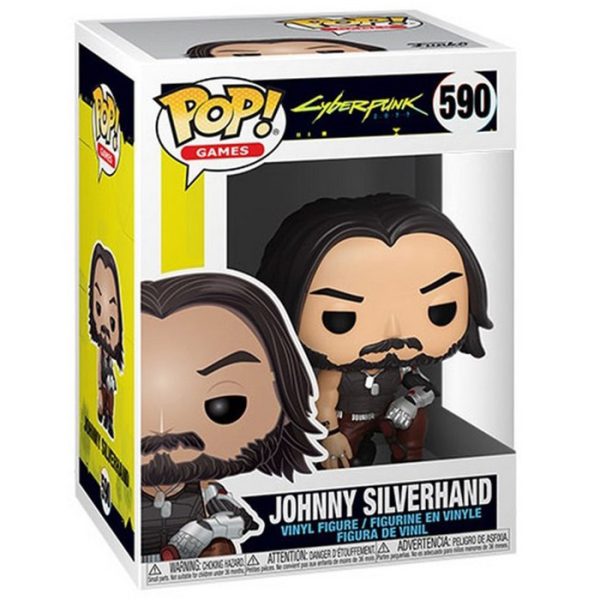 Pop Figurine Pop Johnny Silverhand crouching (Cyberpunk 2077) Figurine in box