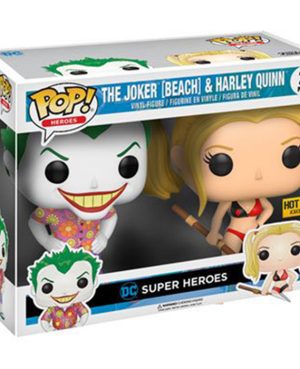 Pop Figurines Pop Beach Joker et Harley Quinn (DC Comics) Figurine in box