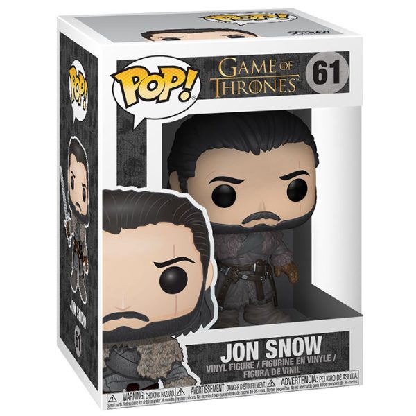 Pop Figurine Pop Jon Snow beyond the wall season six (Game Of Thrones) Figurine in box