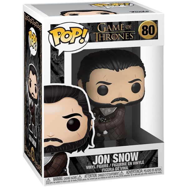 Pop Figurine Pop Jon Snow The Long Night (Game Of Thrones) Figurine in box