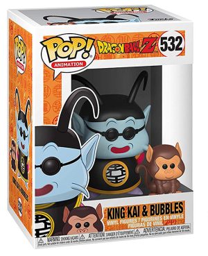 Pop Figurines Pop King Kai et Bubbles (Dragon Ball Z) Figurine in box
