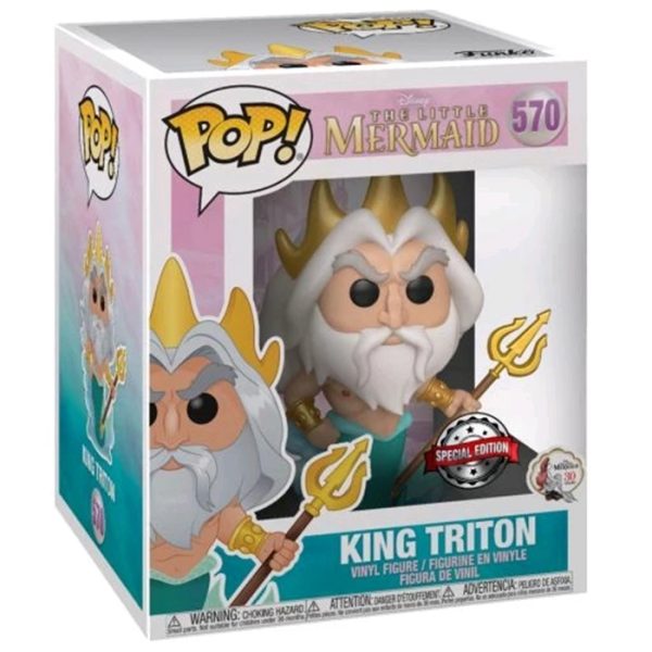 Pop Figurine Pop King Triton (La Petite Sir?ne) Figurine in box