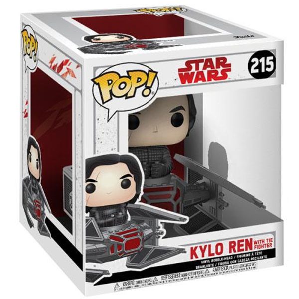 Pop Figurine Pop Kylo Ren with tie fighter (Star Wars) Figurine in box