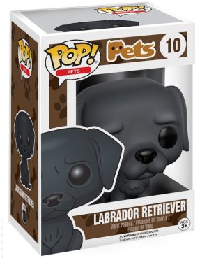 Pop Figurine Pop Labrador Retriever noir (Pets) Figurine in box