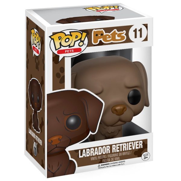 Pop Figurine Pop Labrador Retriever marron (Pets) Figurine in box