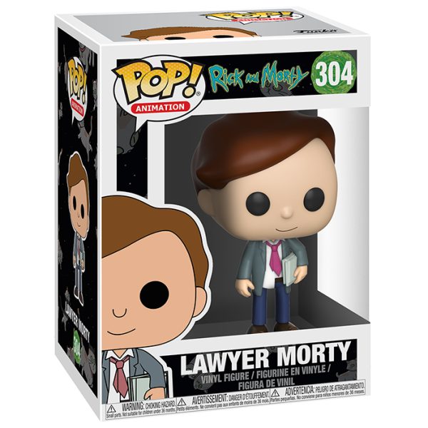 Pop Figurine Pop Lawyer Morty (Rick and Morty) Figurine in box