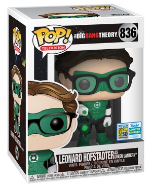 Pop Figurine Pop Leonard Hofstadter as Green Lantern (The Big Bang Theory) Figurine in box