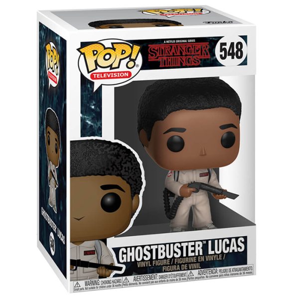 Pop Figurine Pop Ghostbuster Lucas (Stranger Things) Figurine in box