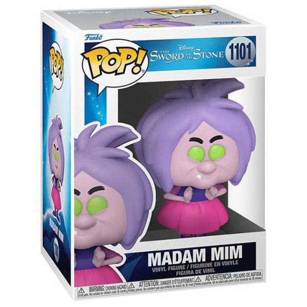 Pop Figurine Pop Madam Mim (Merlin l'Enchanteur) Figurine in box