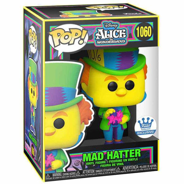 Pop Figurine Pop Mad Hatter black light (Alice Au Pays Des Merveilles) Figurine in box