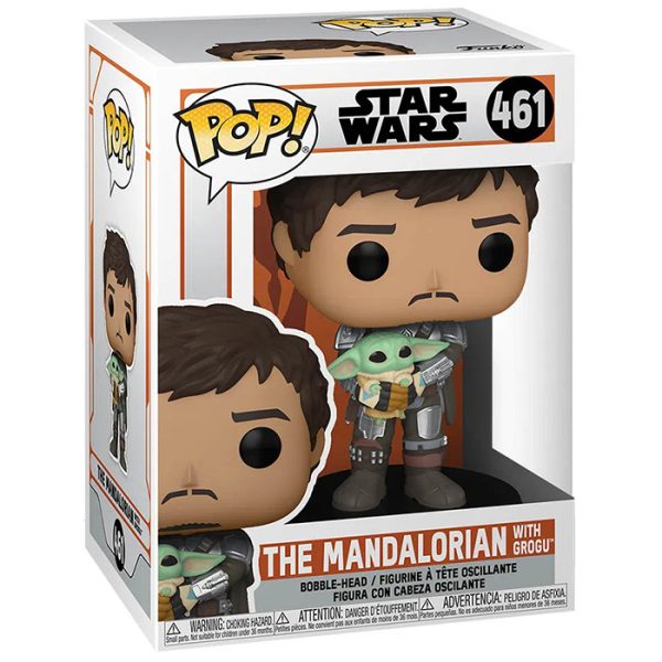 Pop Figurine Pop The Mandalorian with Grogu (Star Wars The Mandalorian) Figurine in box
